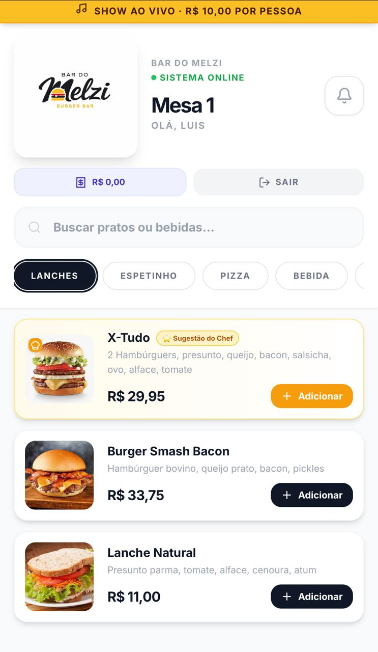 Couvert - Visão do cliente